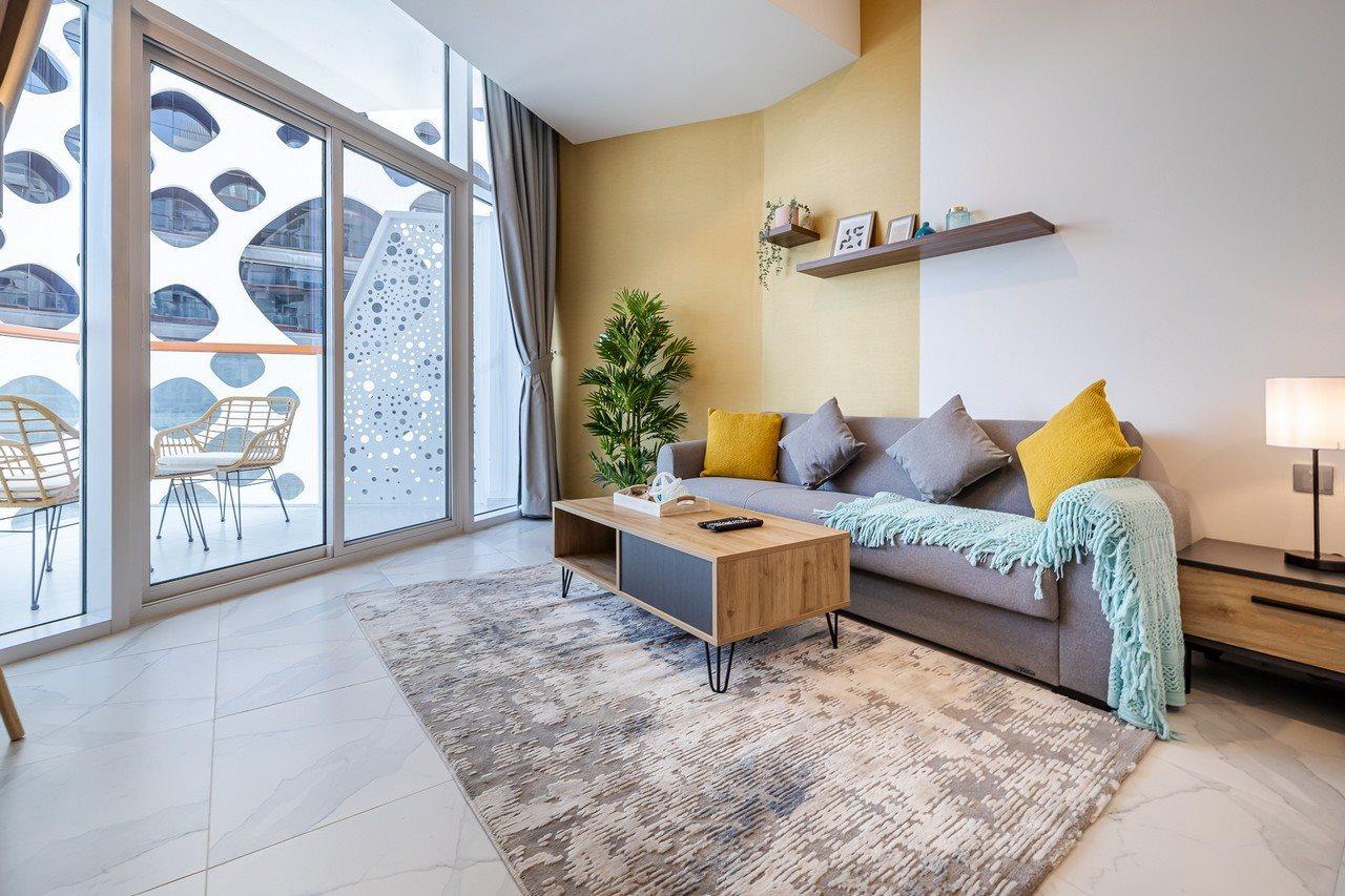 Appartamento Unlock Waters Edge Dubai Esterno foto